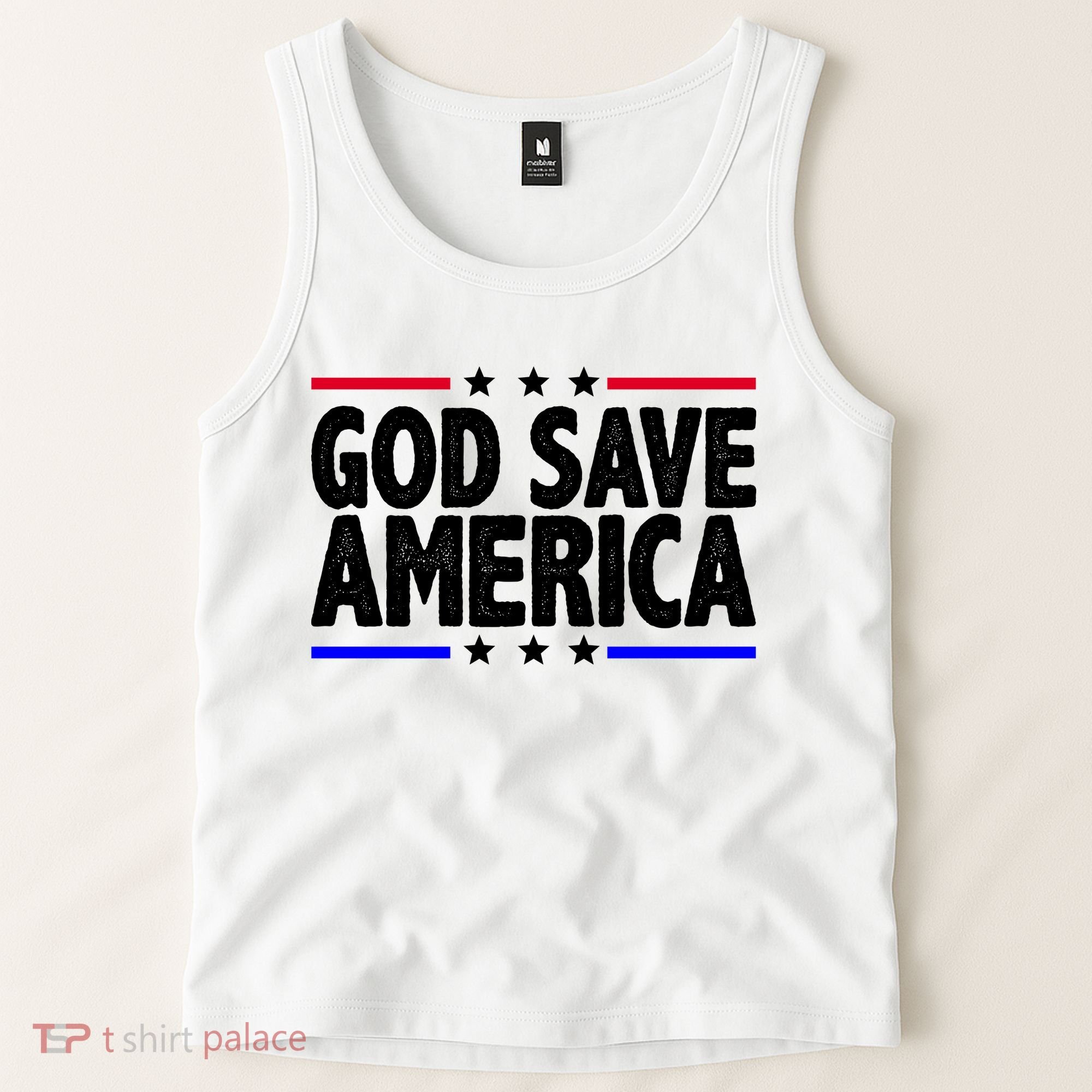 God Save America Political Election Tank Top