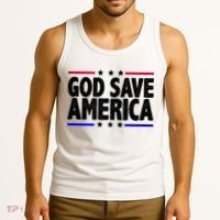 God Save America Political Election Tank Top thumb 3