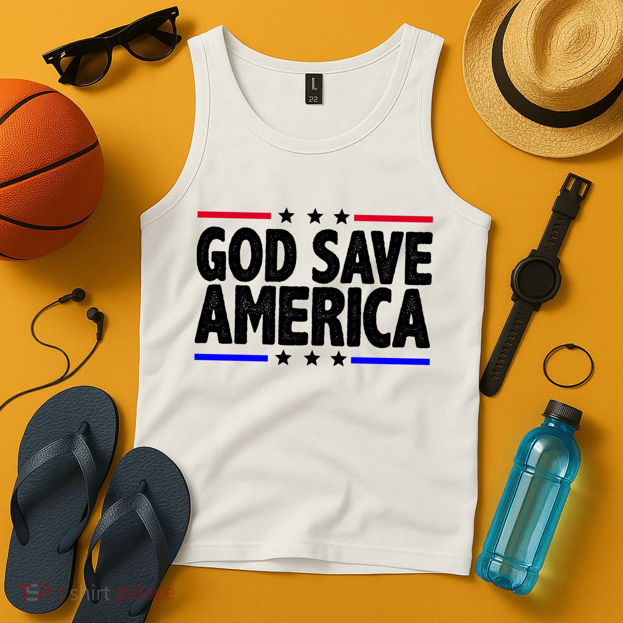 God Save America Political Election Tank Top