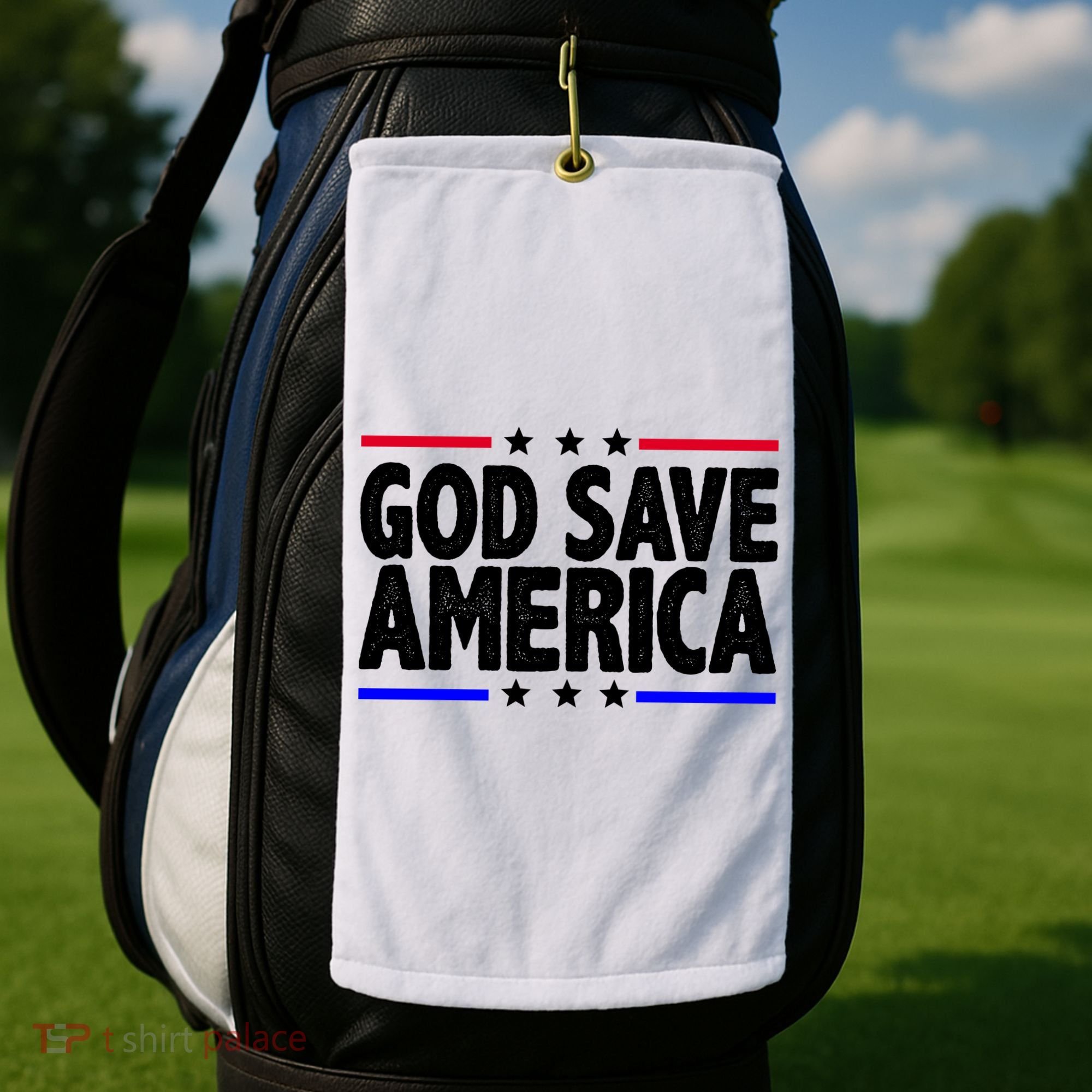 God Save America Political Election Golf Towel