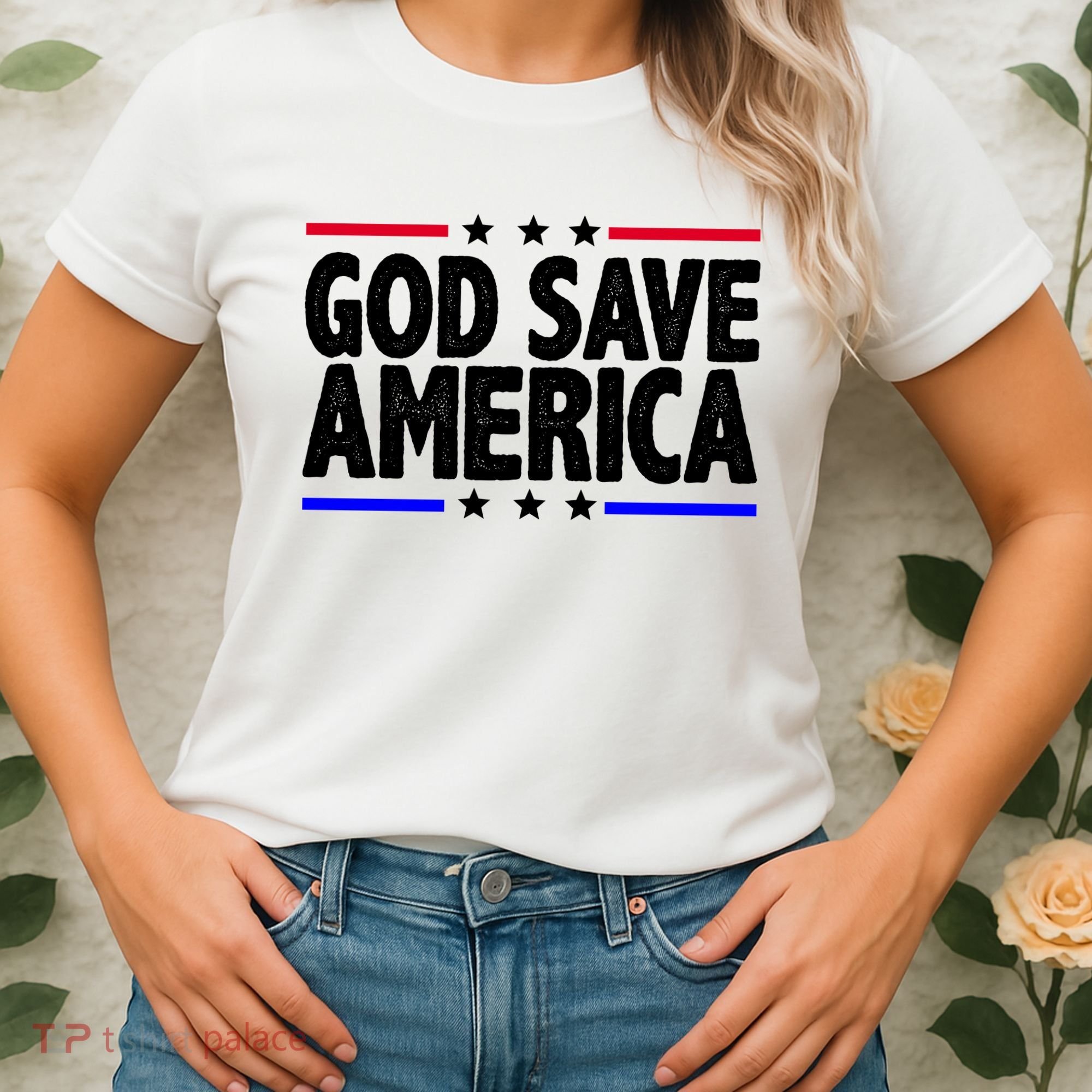 God Save America Political Election Women's T-Shirt