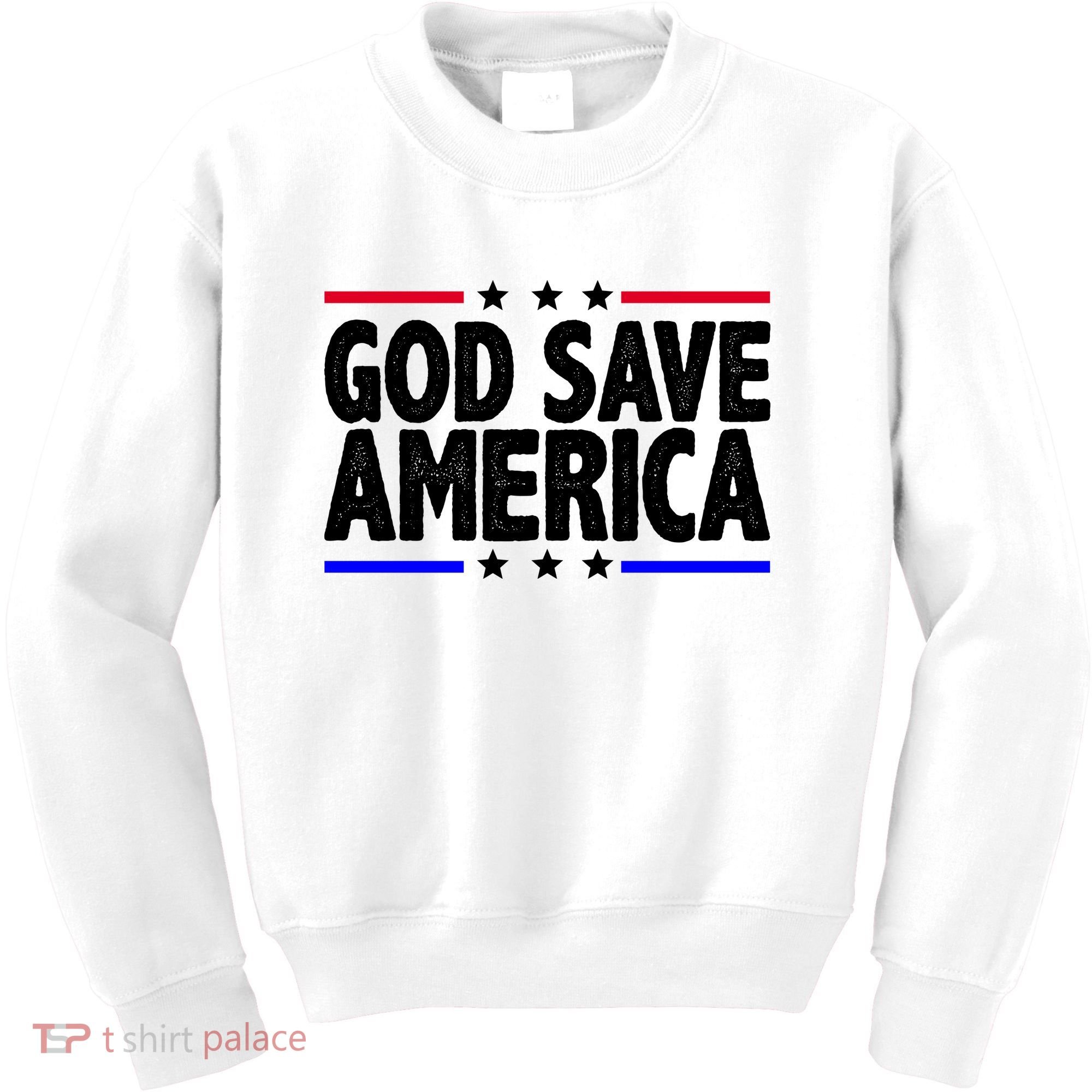 God Save America Political Election Kids Sweatshirt
