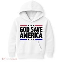 God Save America Political Election Kids Hoodie thumb 0