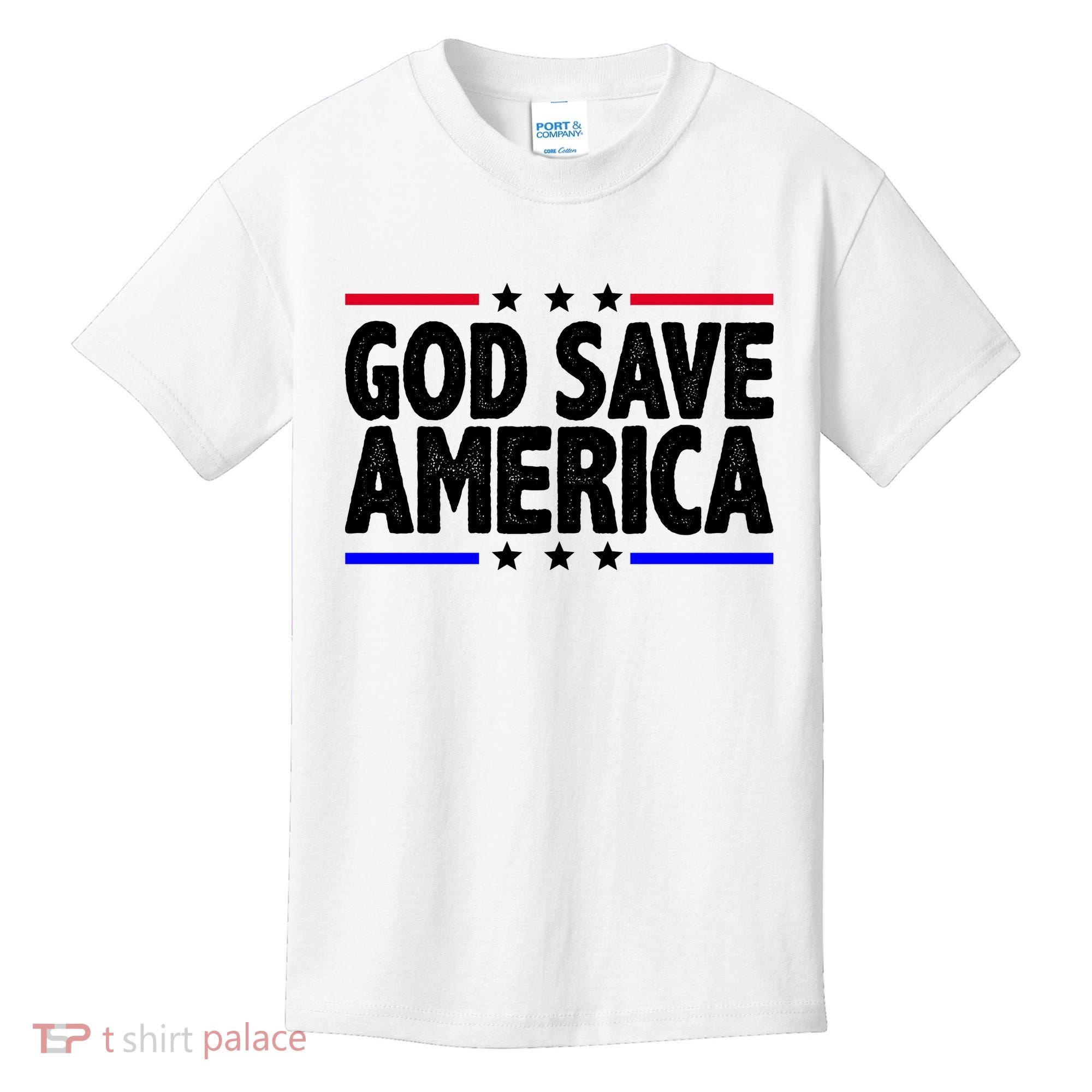 God Save America Political Election Kids T-Shirt