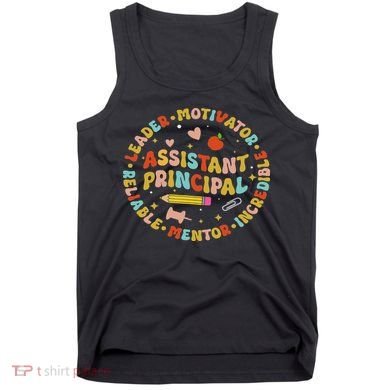Groovy School Assistant Principal Teacher Appreciation Tank Top