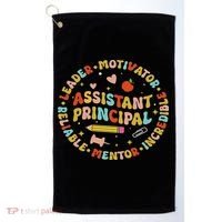 Groovy School Assistant Principal Teacher Appreciation Golf Towel thumb 0