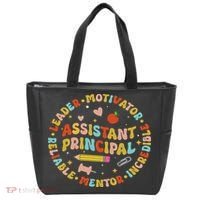 Groovy School Assistant Principal Teacher Appreciation Tote Bag thumb 0