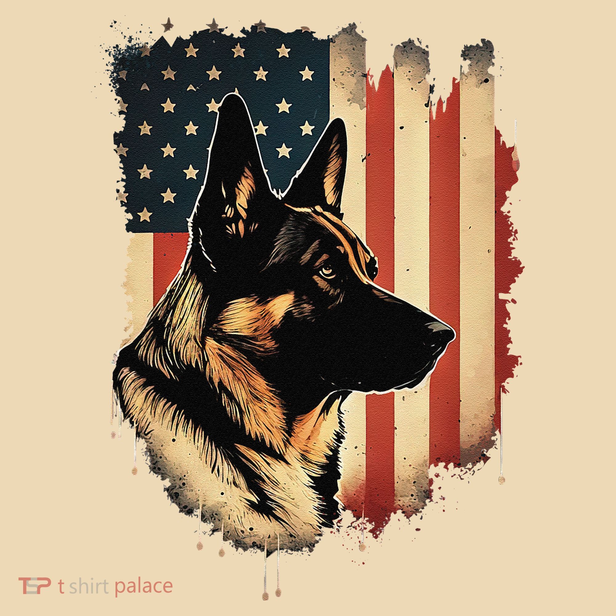 German Shepherd American Legend  Tote Bag