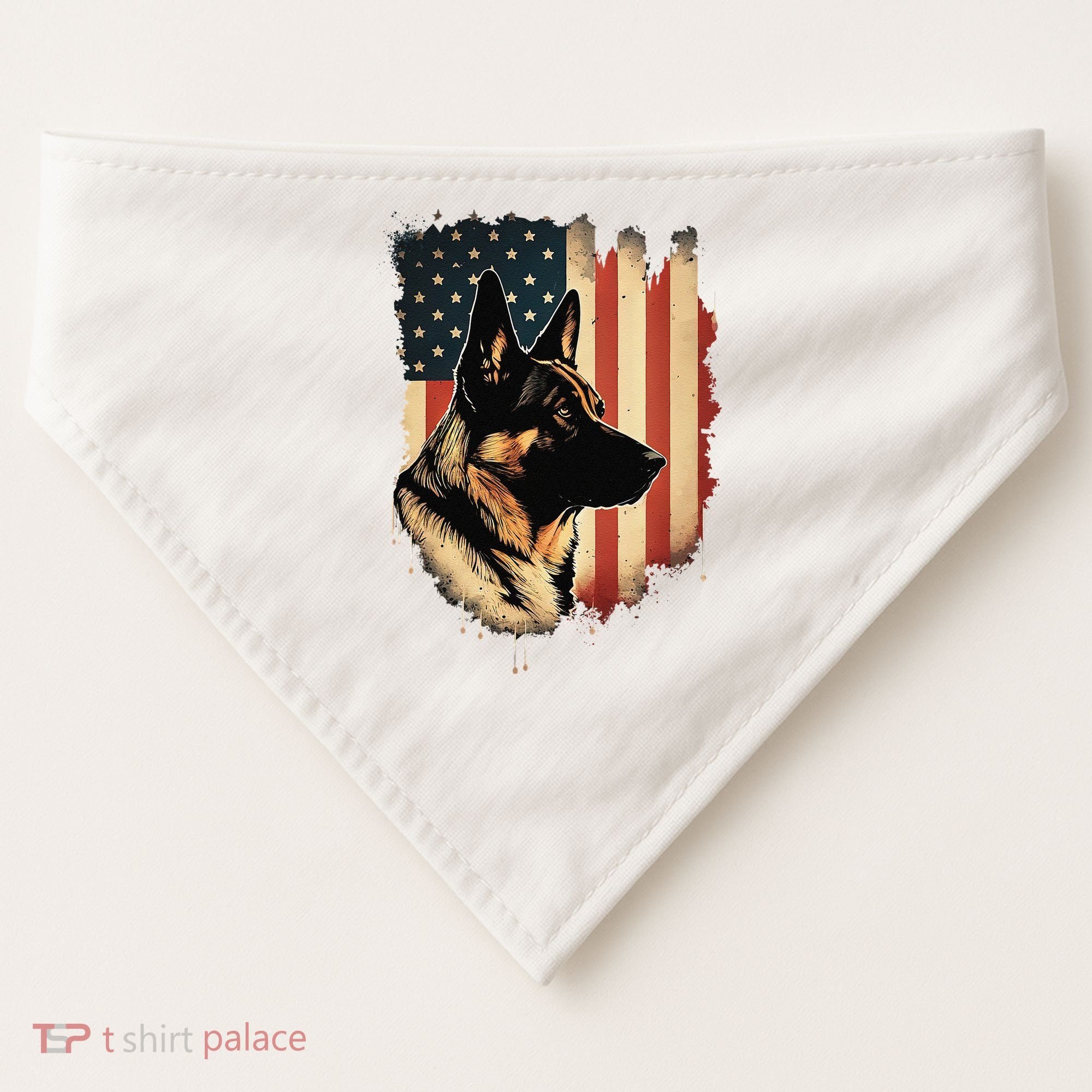 German Shepherd American Legend  USA-Made Doggie Bandana