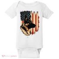 German Shepherd American Legend  Baby Bodysuit thumb 0