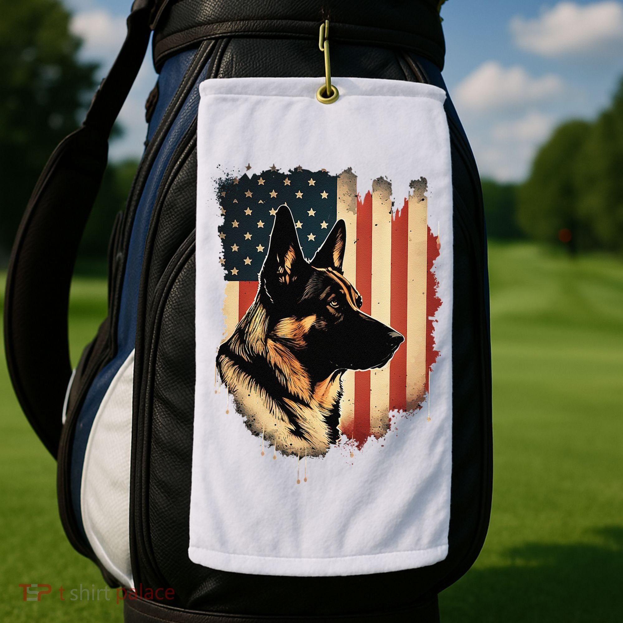 German Shepherd American Legend  Golf Towel