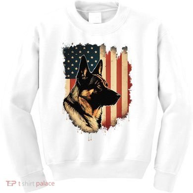 German Shepherd American Legend  Kids Sweatshirt