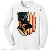 German Shepherd American Legend  Kids Long Sleeve Shirt thumb 0