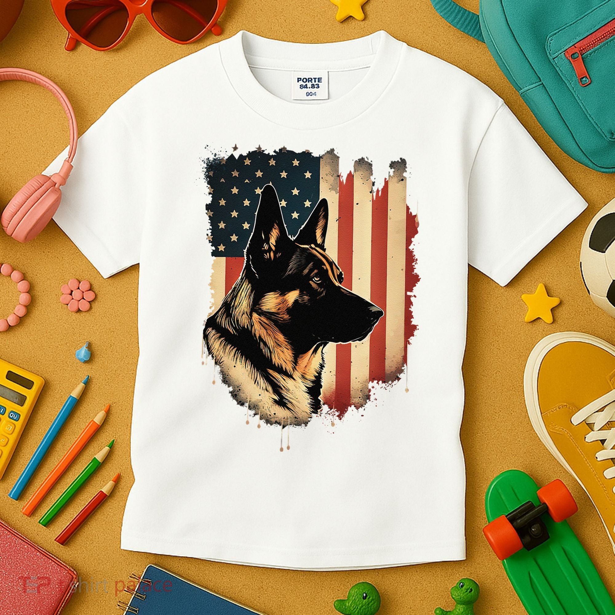German Shepherd American Legend  Kids T-Shirt