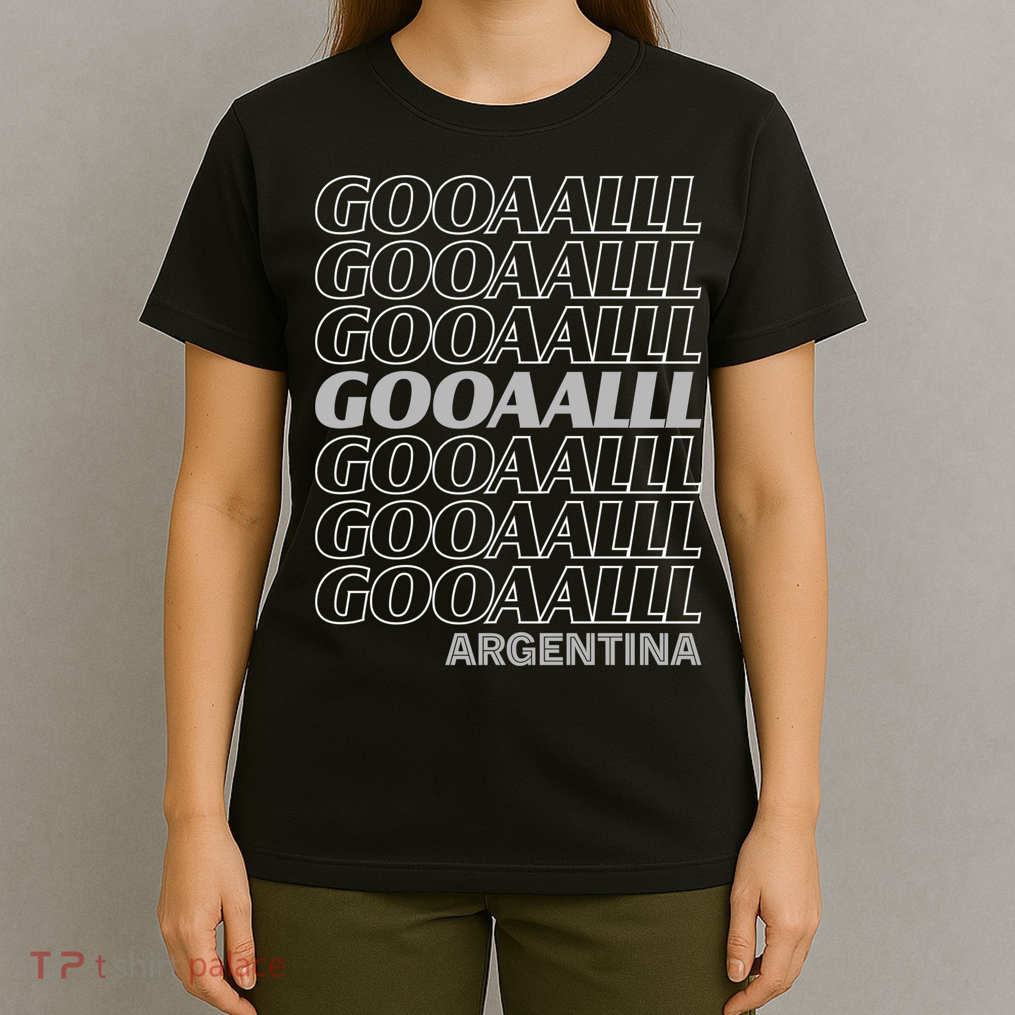 GOOAALLL Soccer Argentina Fan Goal T-Shirt