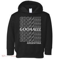 GOOAALLL Soccer Argentina Fan Goal Toddler Hoodie thumb 0