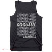 GOOAALLL Soccer Argentina Fan Goal Tank Top thumb 0