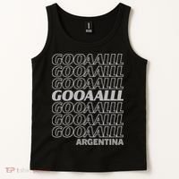 GOOAALLL Soccer Argentina Fan Goal Tank Top thumb 2