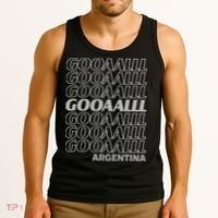GOOAALLL Soccer Argentina Fan Goal Tank Top thumb 3