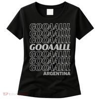 GOOAALLL Soccer Argentina Fan Goal Women's T-Shirt thumb 0