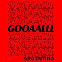 GOOAALLL Soccer Argentina Fan Goal Santa Hat thumb 1