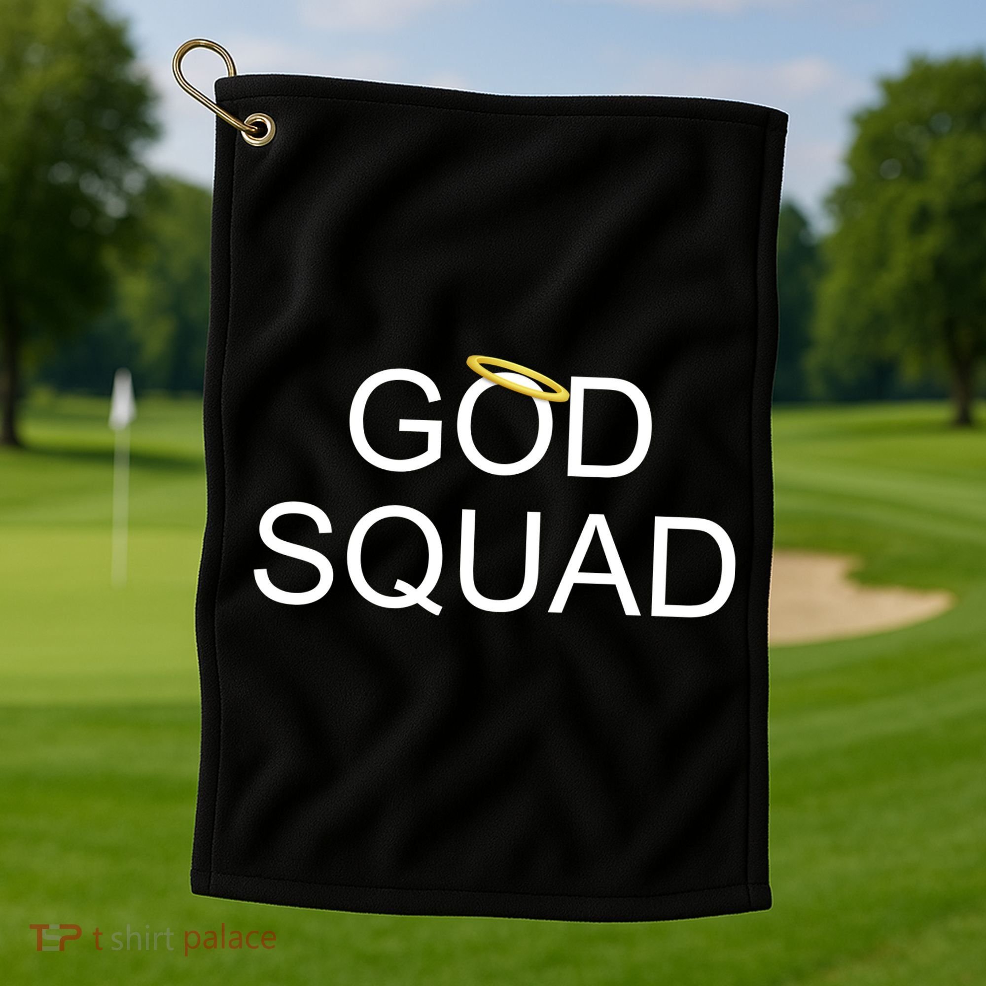 God Squad Angel Halo Golf Towel