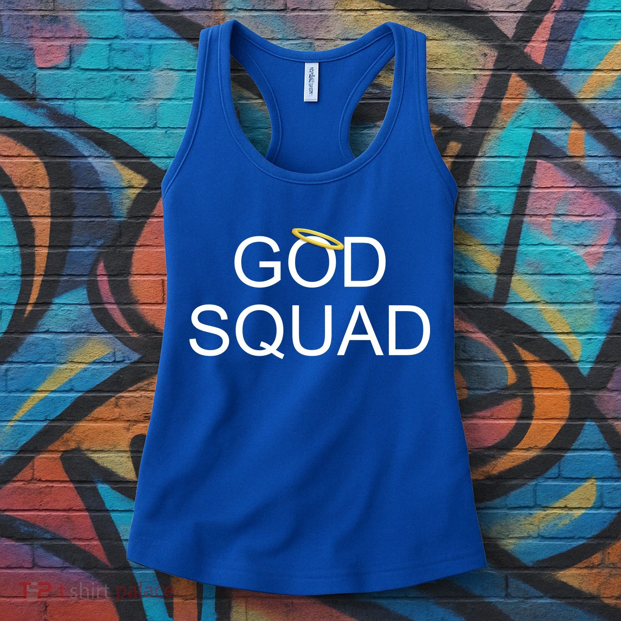 God Squad Angel Halo Women's Tank Top