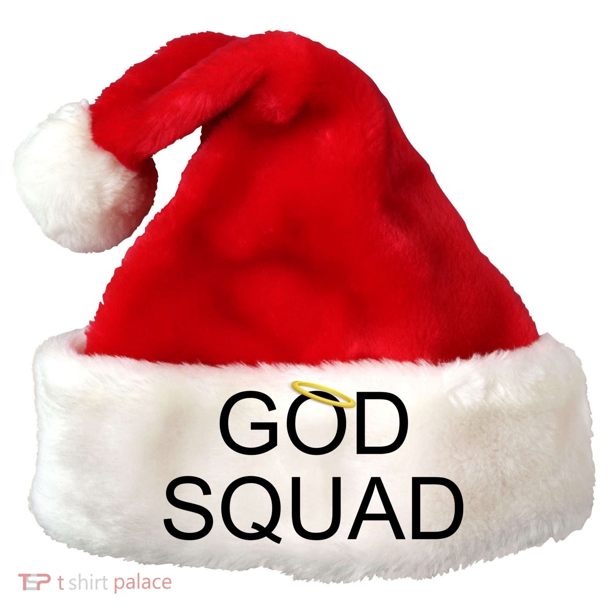 God Squad Angel Halo Santa Hat