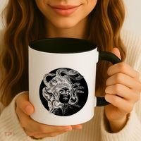 Greek Snakes Ancient Greece Mythology Gothic Goddess Coffee Mug thumb 3