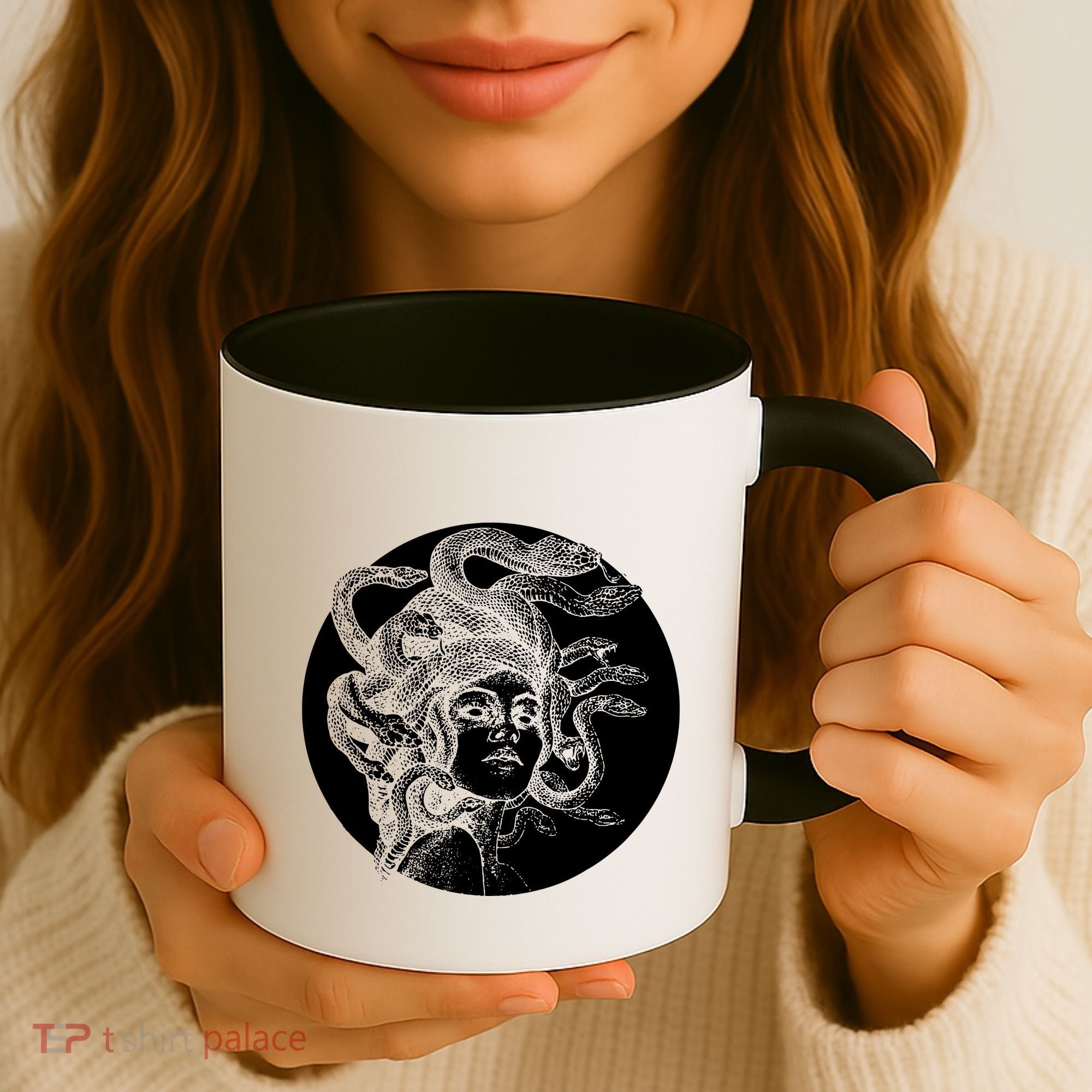Greek Snakes Ancient Greece Mythology Gothic Goddess Coffee Mug