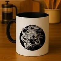 Greek Snakes Ancient Greece Mythology Gothic Goddess Coffee Mug thumb 4