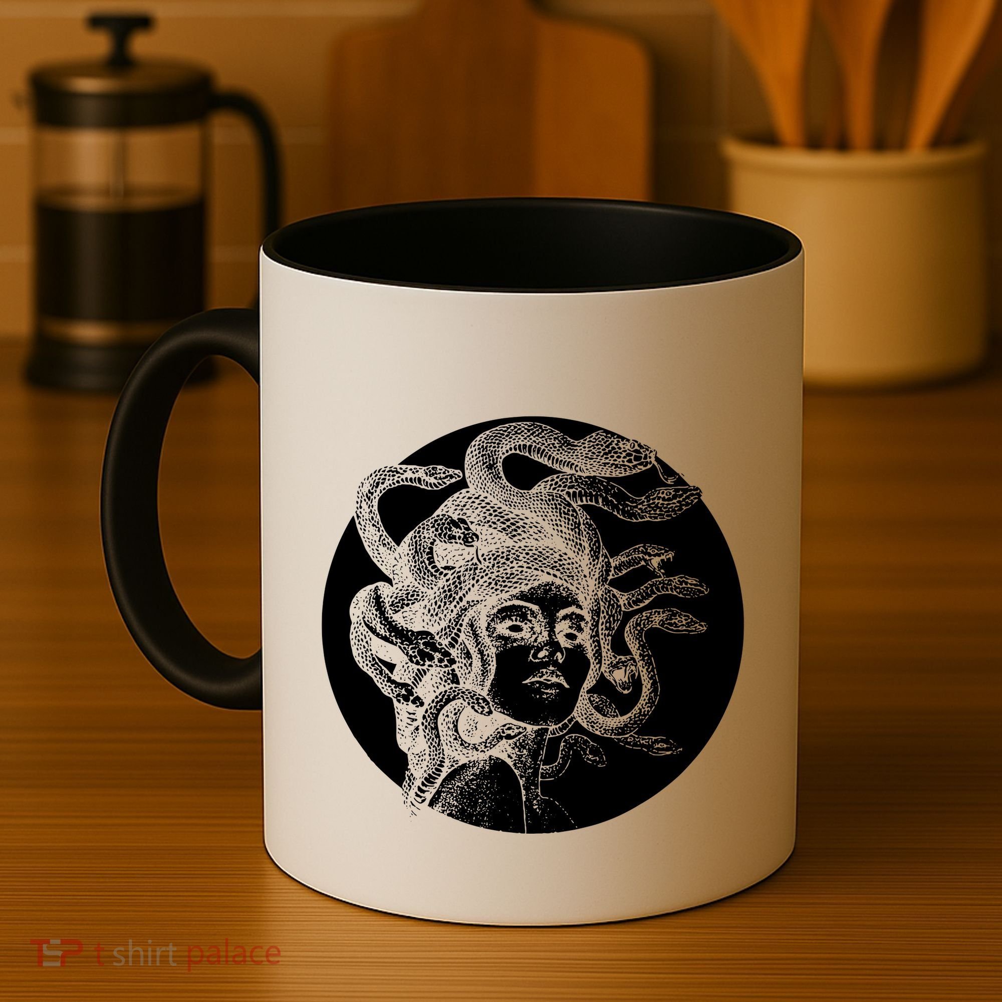 Greek Snakes Ancient Greece Mythology Gothic Goddess Coffee Mug