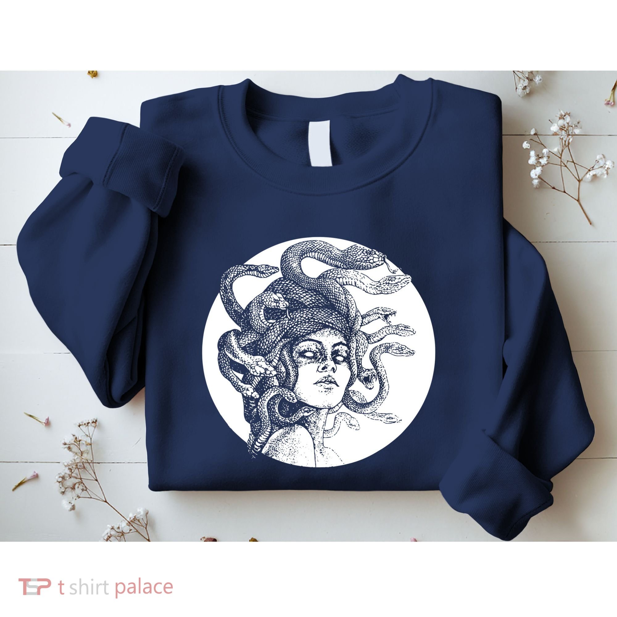 Greek Snakes Ancient Greece Mythology Gothic Goddess Sweatshirt