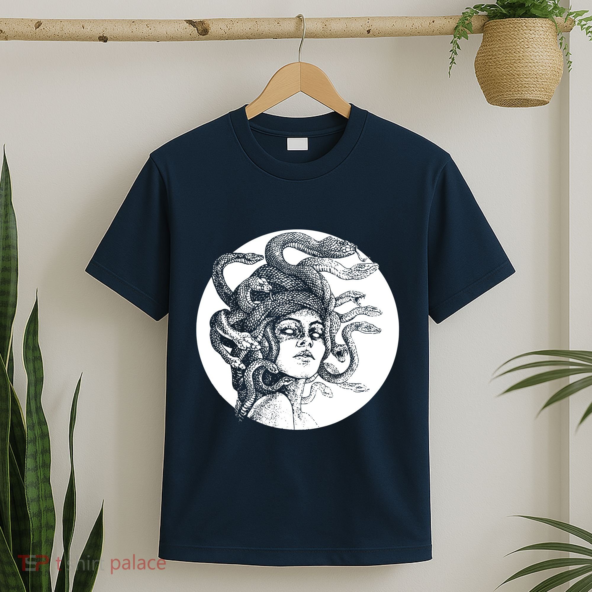 Greek Snakes Ancient Greece Mythology Gothic Goddess T-Shirt
