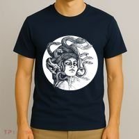 Greek Snakes Ancient Greece Mythology Gothic Goddess T-Shirt thumb 3