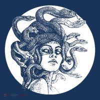 Greek Snakes Ancient Greece Mythology Gothic Goddess Women's Hoodie thumb 2
