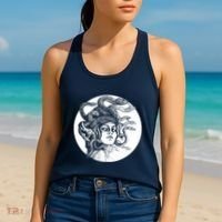 Greek Snakes Ancient Greece Mythology Gothic Goddess Women's Tank Top thumb 2