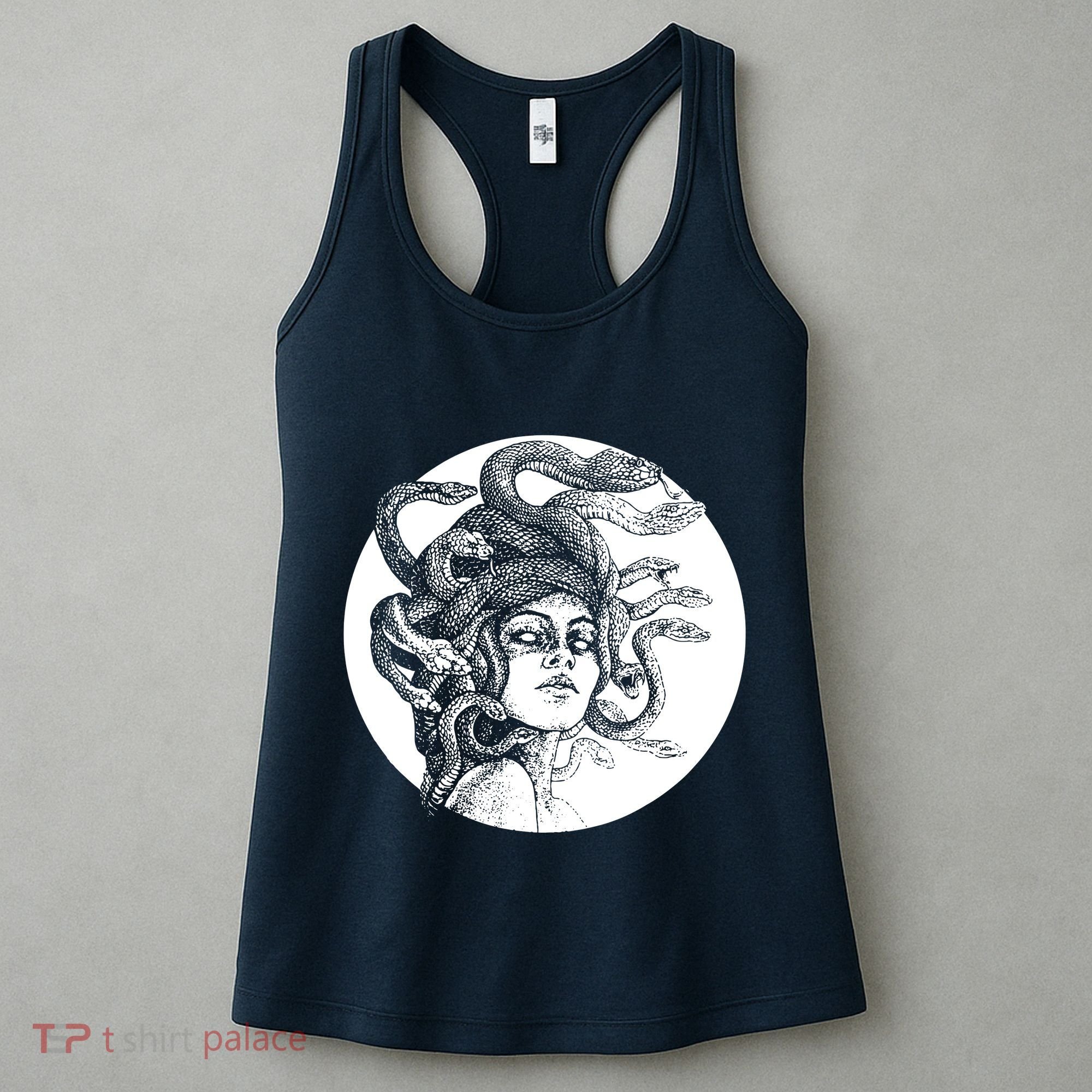 Greek Snakes Ancient Greece Mythology Gothic Goddess Women's Tank Top