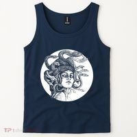 Greek Snakes Ancient Greece Mythology Gothic Goddess Tank Top thumb 2