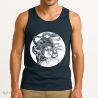 Greek Snakes Ancient Greece Mythology Gothic Goddess Tank Top thumb 3