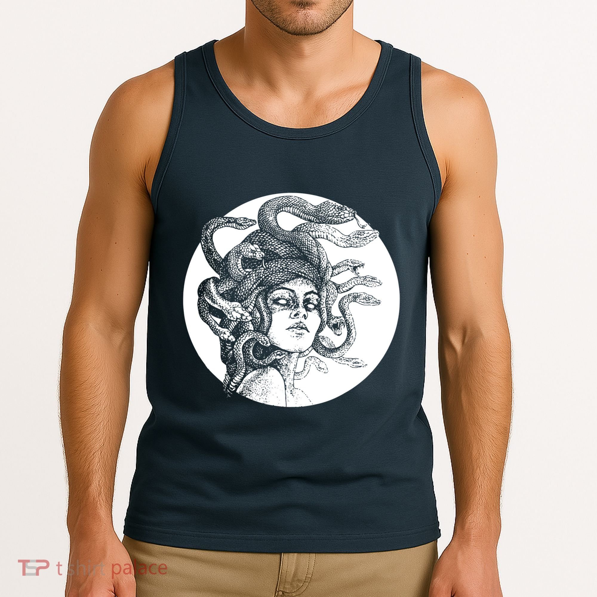 Greek Snakes Ancient Greece Mythology Gothic Goddess Tank Top