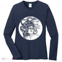 Greek Snakes Ancient Greece Mythology Gothic Goddess Women's Long Sleeve Shirt thumb 0