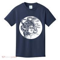 Greek Snakes Ancient Greece Mythology Gothic Goddess Kids T-Shirt thumb 0