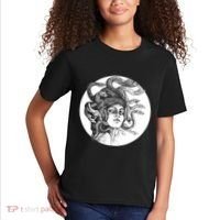 Greek Snakes Ancient Greece Mythology Gothic Goddess Kids T-Shirt thumb 2