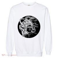 Greek Snakes Ancient Greece Mythology Gothic Goddess Garment-Dyed Sweatshirt thumb 0
