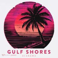 Gulf Shores Alabama Vintage Summer Vacation Retro Palm Trees T-Shirt thumb 7