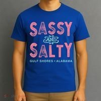 Gulf Shores Alabama Sassy And Salty T-Shirt thumb 3