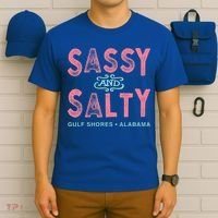 Gulf Shores Alabama Sassy And Salty T-Shirt thumb 6