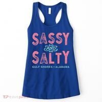 Gulf Shores Alabama Sassy And Salty Women's Tank Top thumb 0