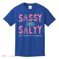 Gulf Shores Alabama Sassy And Salty Kids T-Shirt thumb 0
